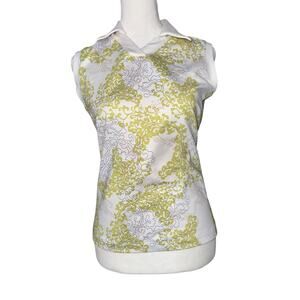 Nike Women’s Dri-Fit Victory Golf Polo Shirt XS Floral‎ Print Performance  Top
